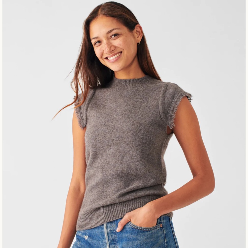 Faherty Colette Sweater Tee - Size Large